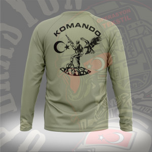 23`ÜNCÜ KOMANDO TUGAY KOMUTANLIĞI UZUN KOLLU TİŞÖRT